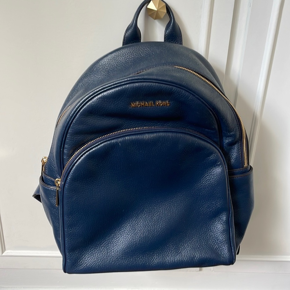 Blue Michael Kors Backpack like new